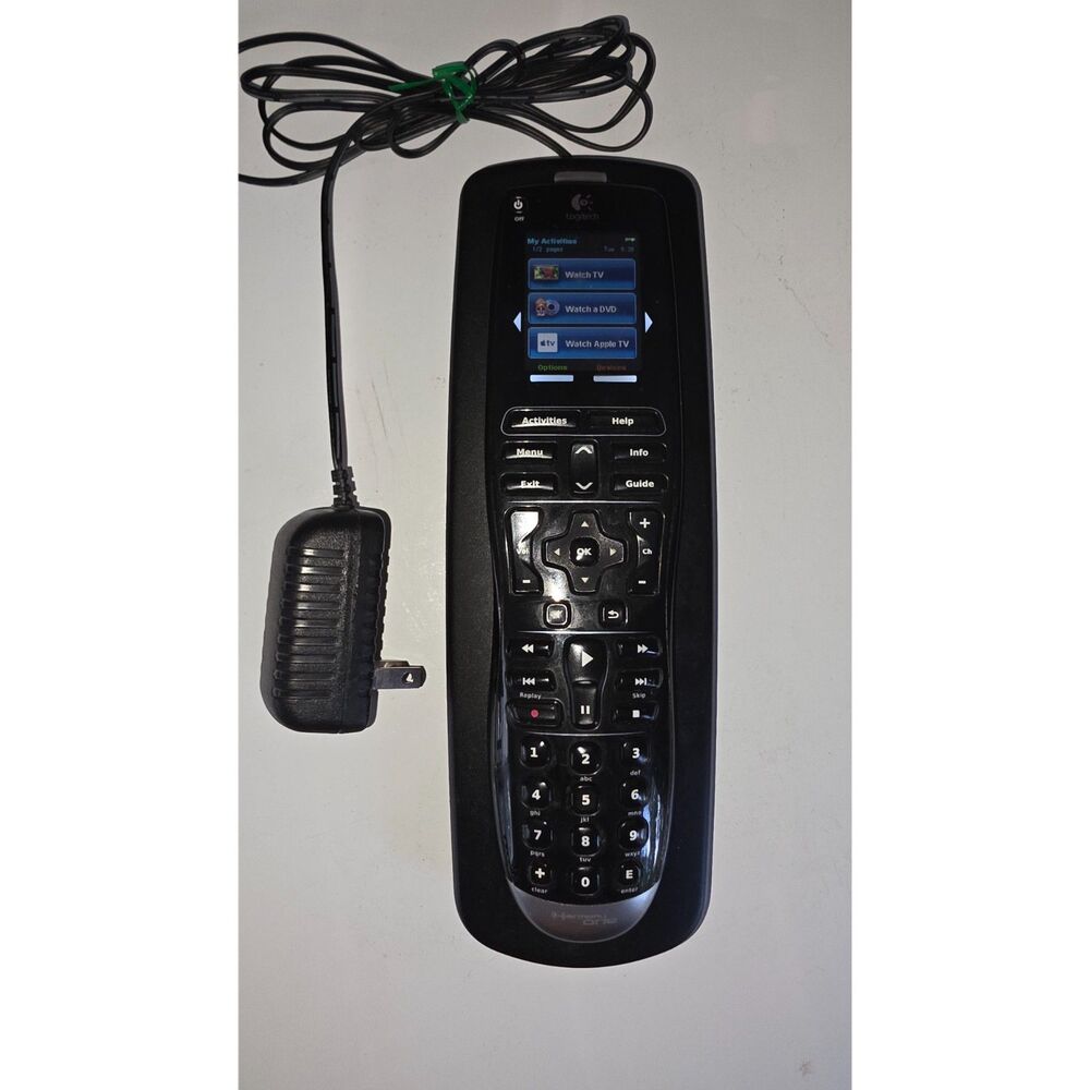 Logitech Harmony One Advanced Universal Remote Touchscreen w Charging Dock-WORKS